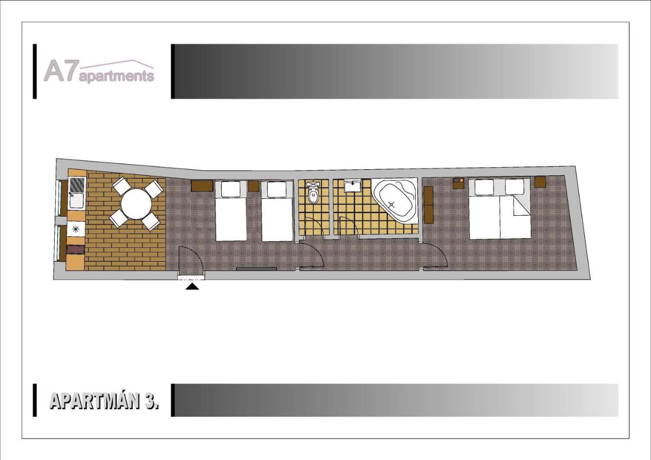 Komárno A7 Apartments מראה חיצוני תמונה